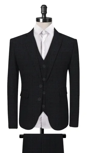 Dark Charcoal Grey 3-Piece Suit