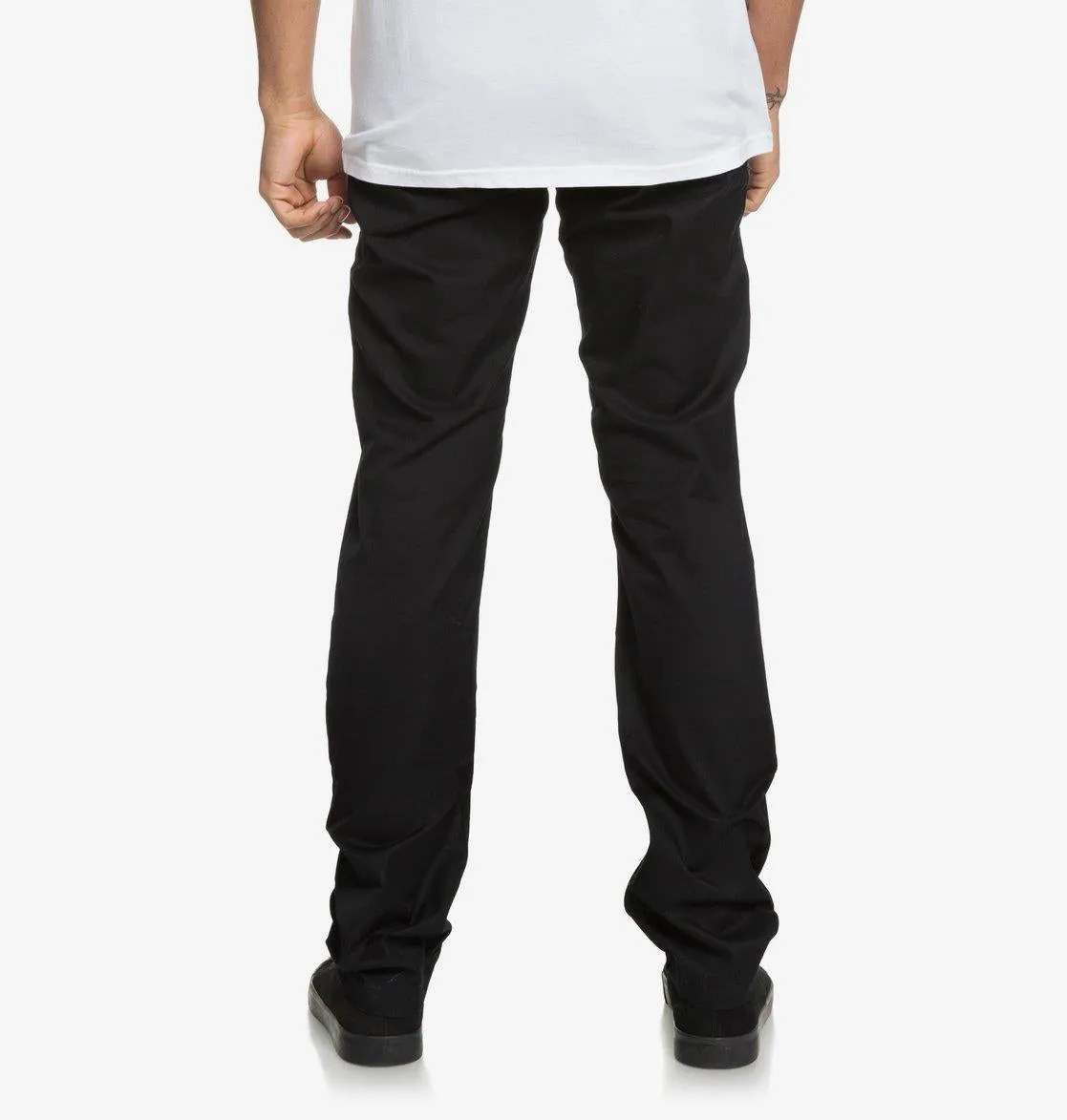 DC Shoes Worker Straight Fit Chino Pants Black