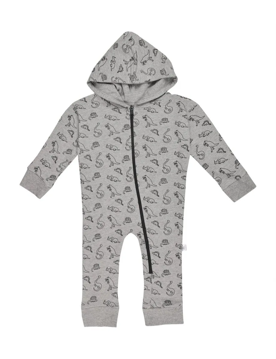 Dino Tales Hooded Romper