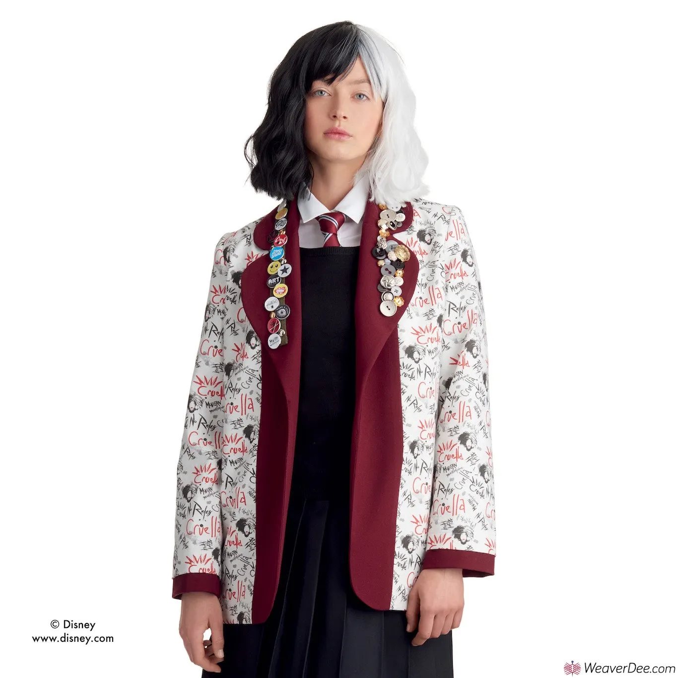 Disney Simplicity Pattern S9342 Cruella de Vil Costume - Unisex