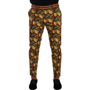 Dolce & Gabbana Elegant Multicolor Tapered Pants for Men