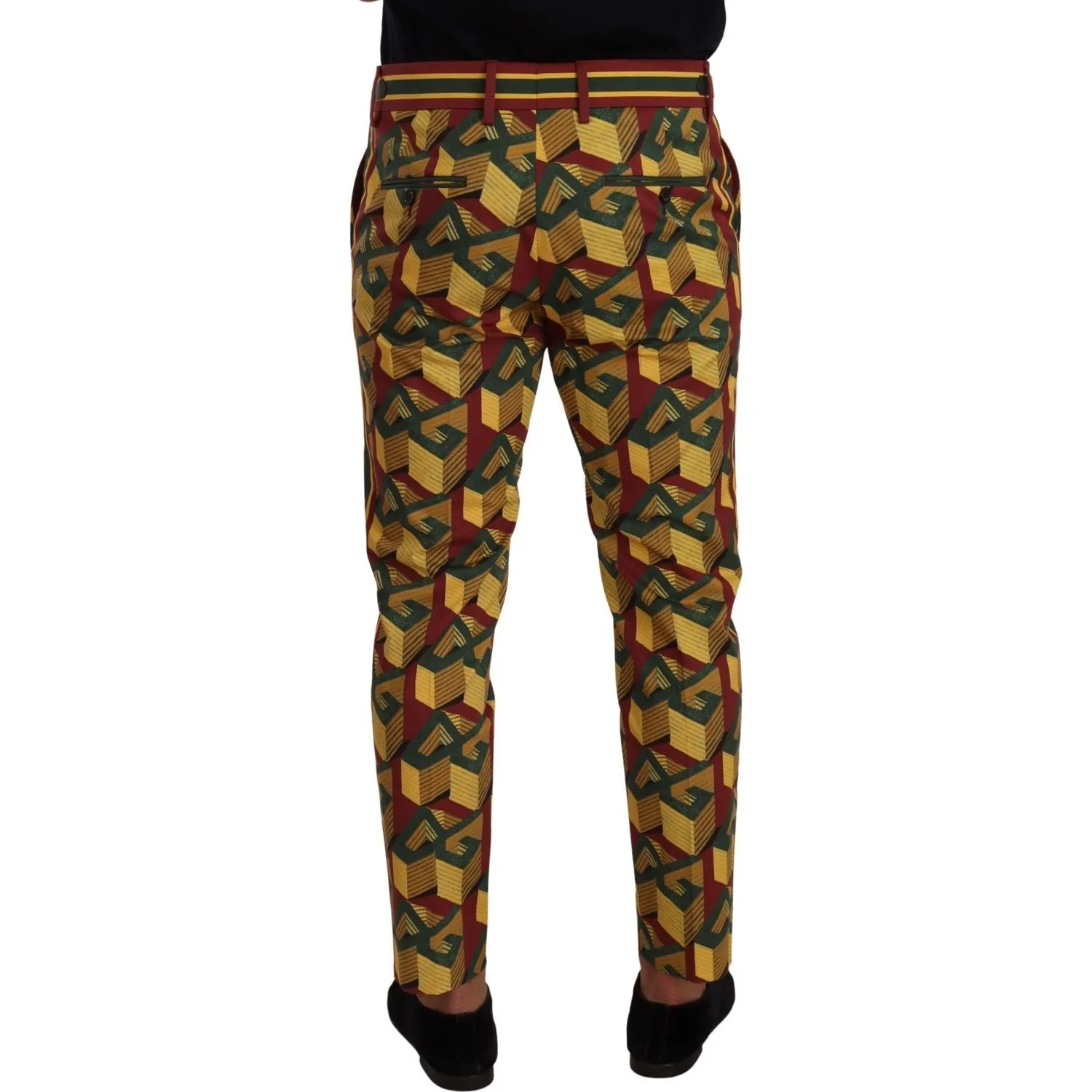 Dolce & Gabbana Elegant Multicolor Tapered Pants for Men