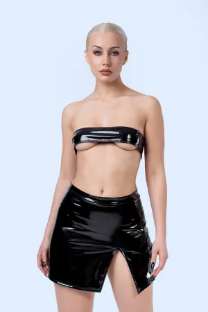 Dominatrix Vinyl Bandeau Top