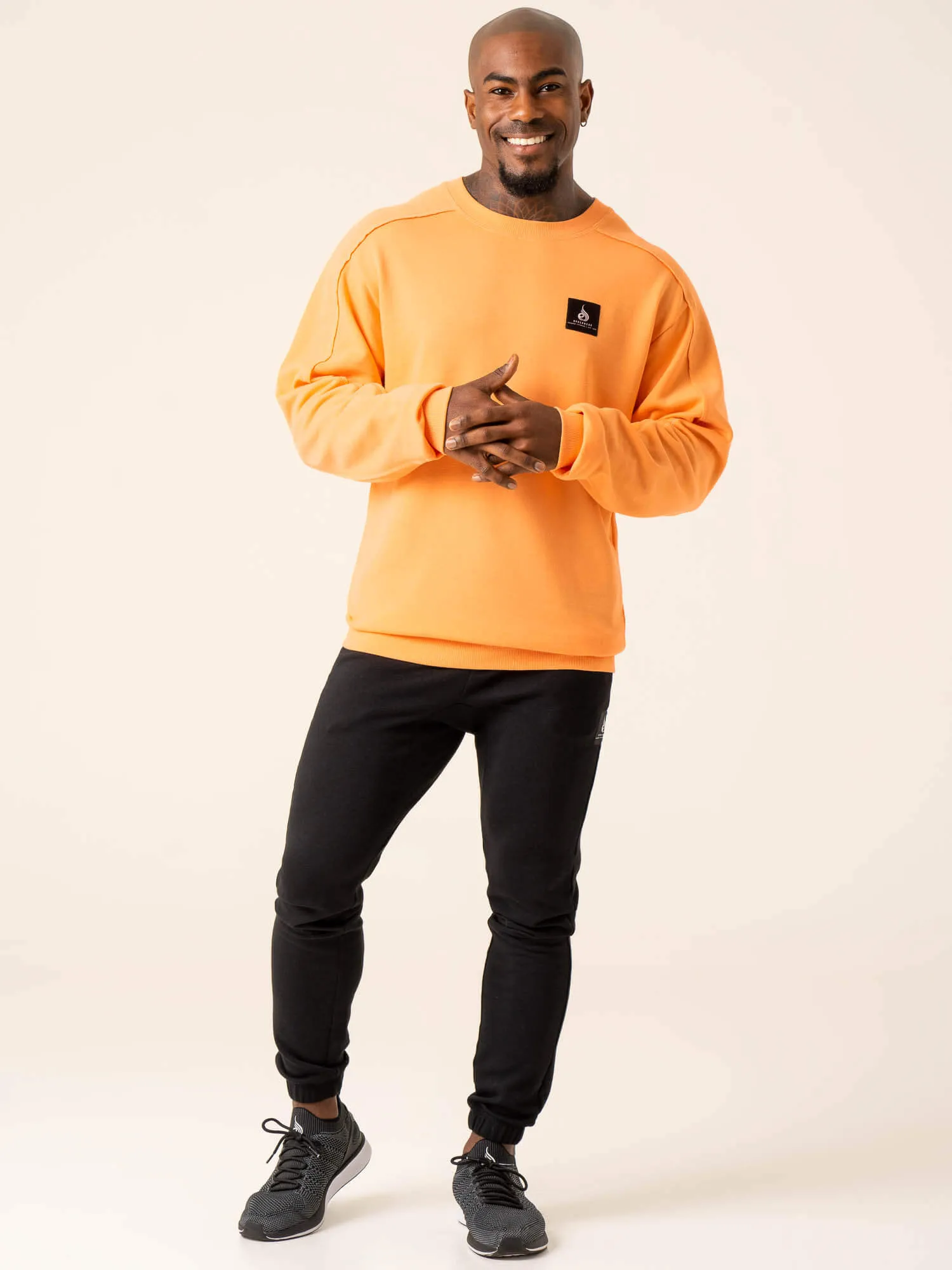 Dynamic Pullover Jumper - Orange Sherbet