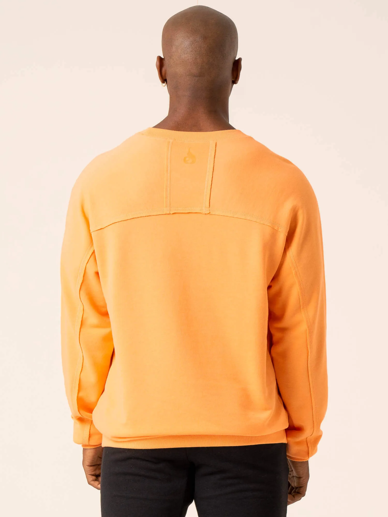 Dynamic Pullover Jumper - Orange Sherbet