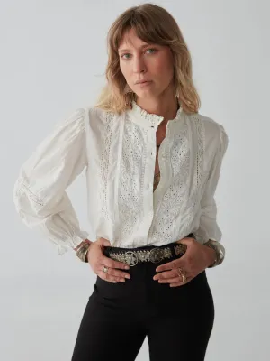 Emanuelle Blouse - White