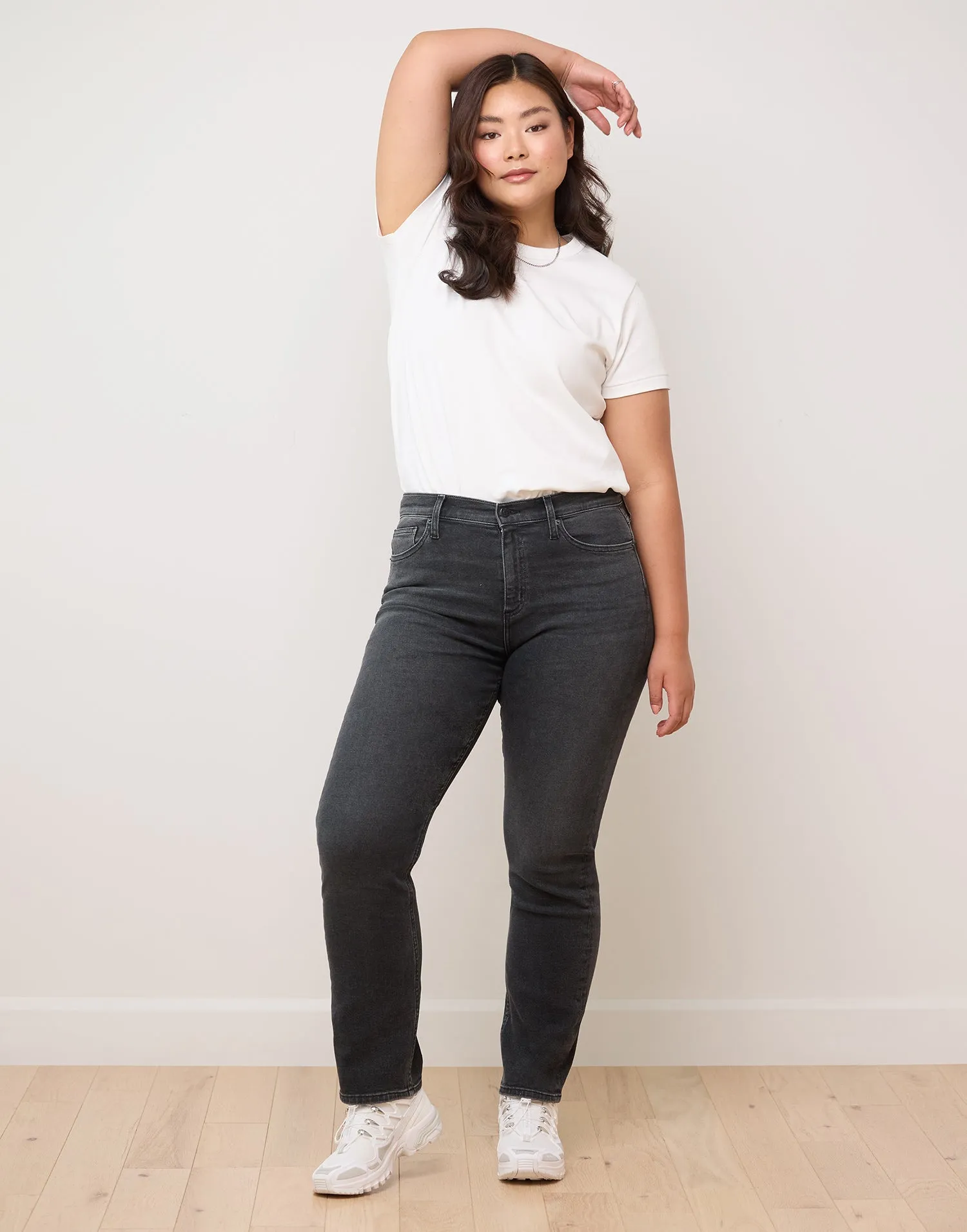 EMILY SLIM JEANS / GRAPHITE