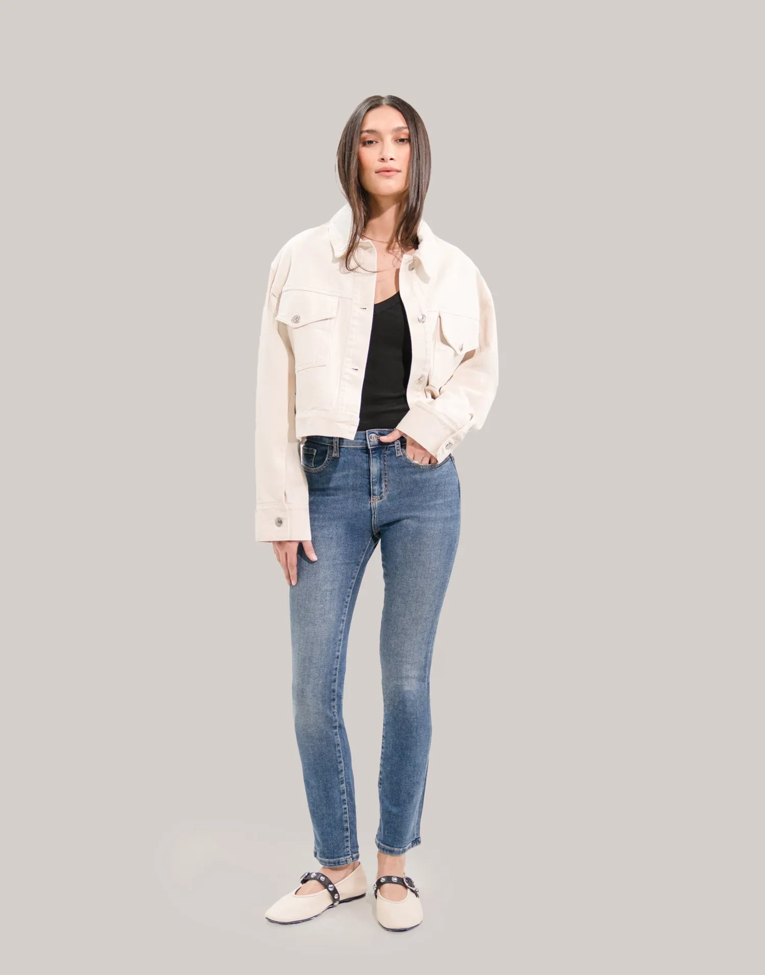 EMILY SLIM JEANS / RAINDROP