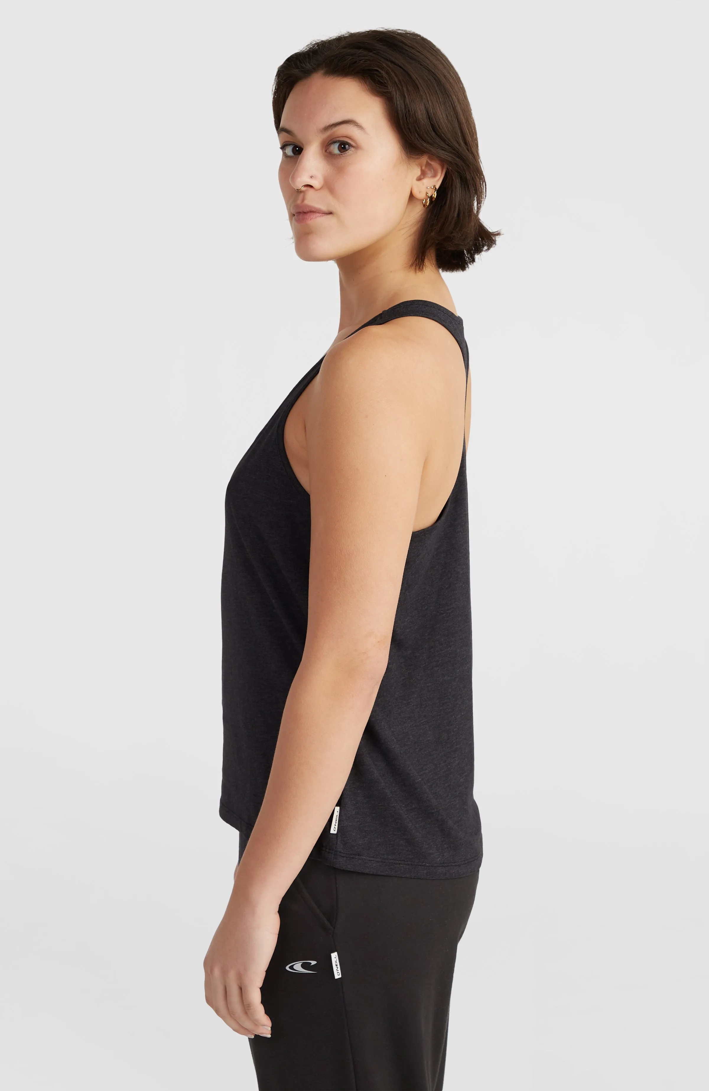 Essentials Racer Back Tanktop | Black Out