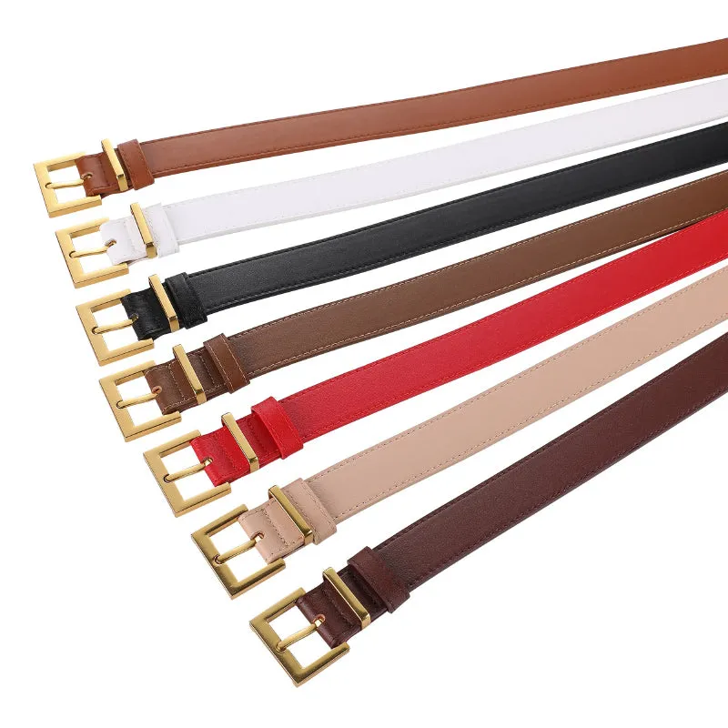 Everyday Basics Genuine Leather Belts for Women