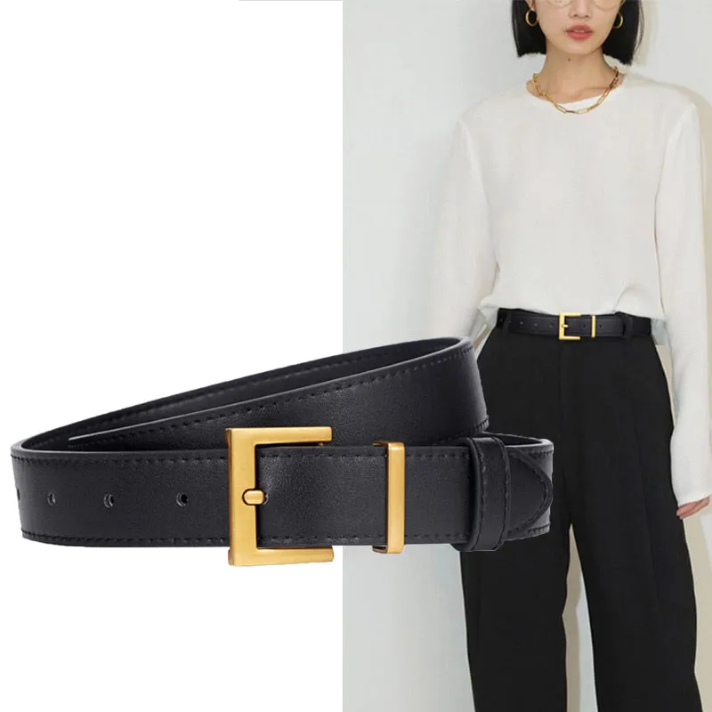 Everyday Basics Genuine Leather Belts for Women