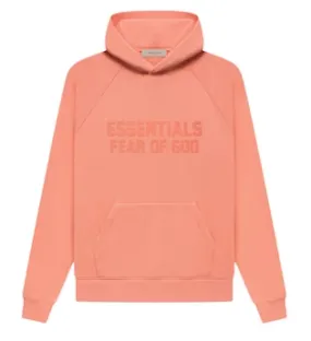 Fear Of God Essentials Hoodie Coral (FW22)