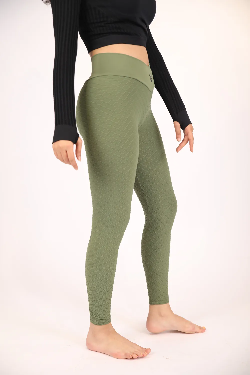 Fireox Yoga Pants, Green