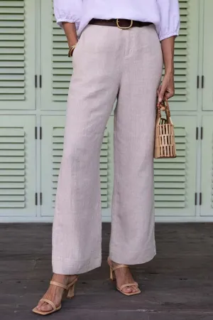 Fleetwood Linen Pant in Natural