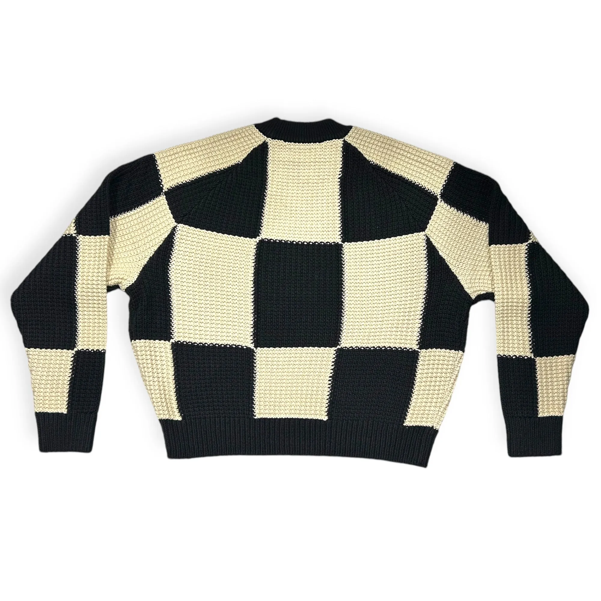 Fred Perry Ladies Textured Chequerboard Jumper