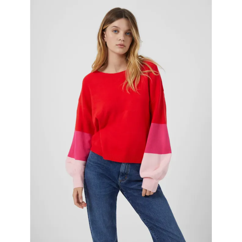 French Connection Lisa Colour Block Jumper 78TAZ