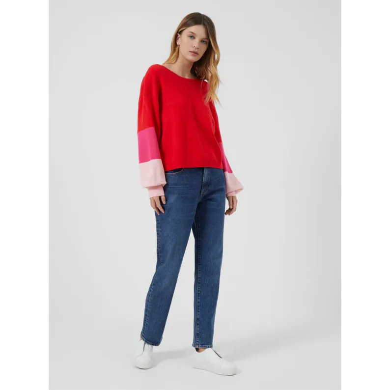 French Connection Lisa Colour Block Jumper 78TAZ