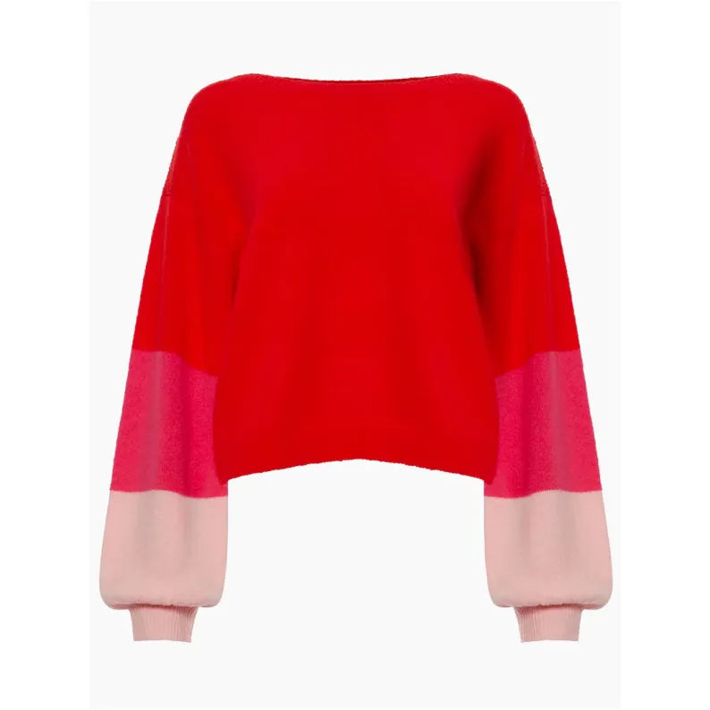 French Connection Lisa Colour Block Jumper 78TAZ