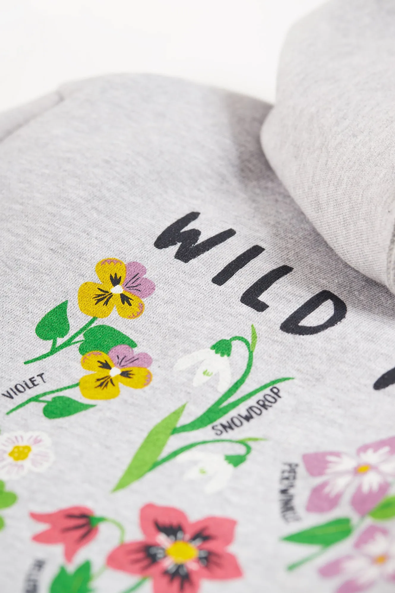 Frugi Lissie Hoodie Grey Marl Wild & Wonderful