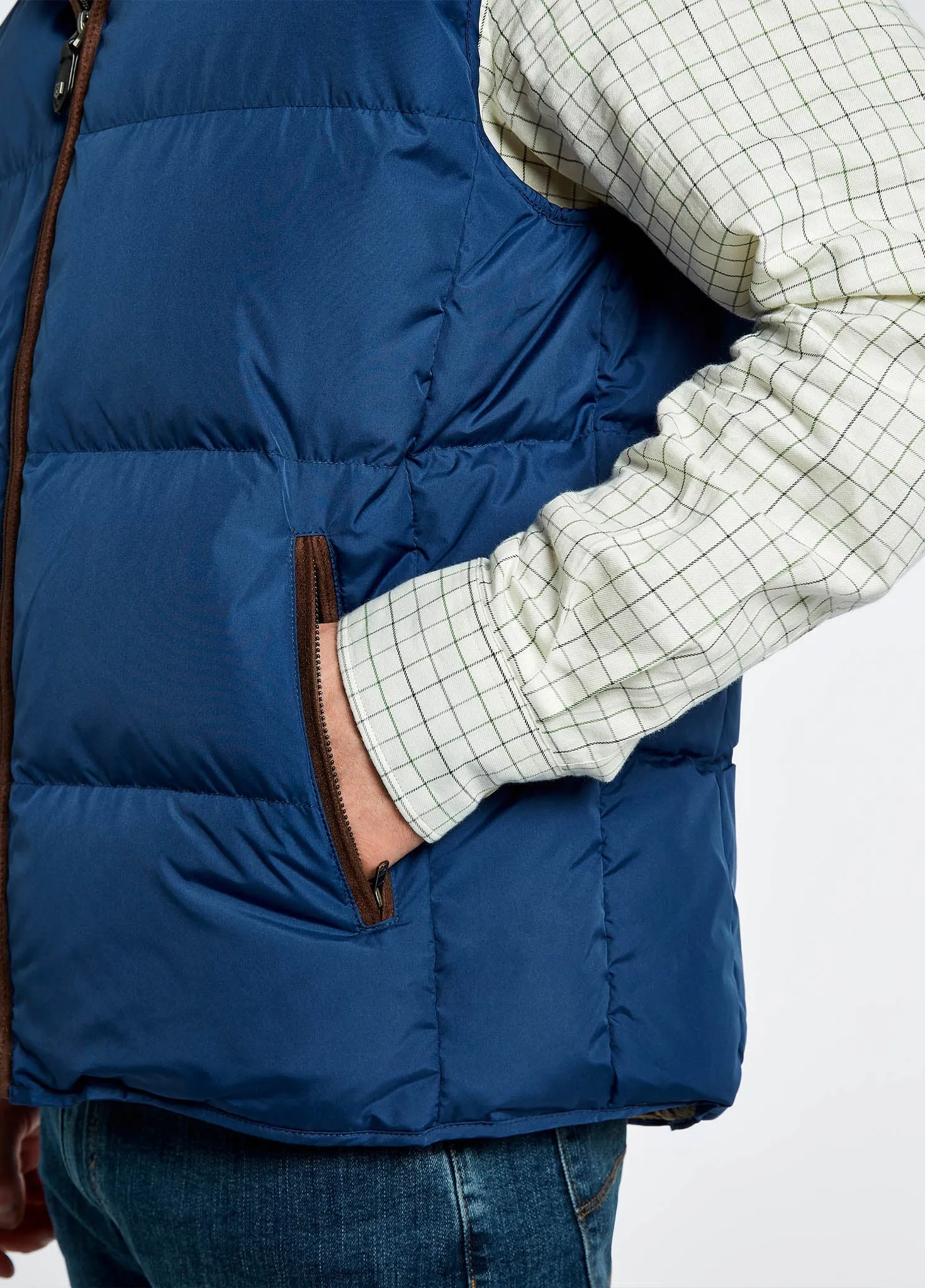 Graystown Down-filled Gilet - Peacock Blue