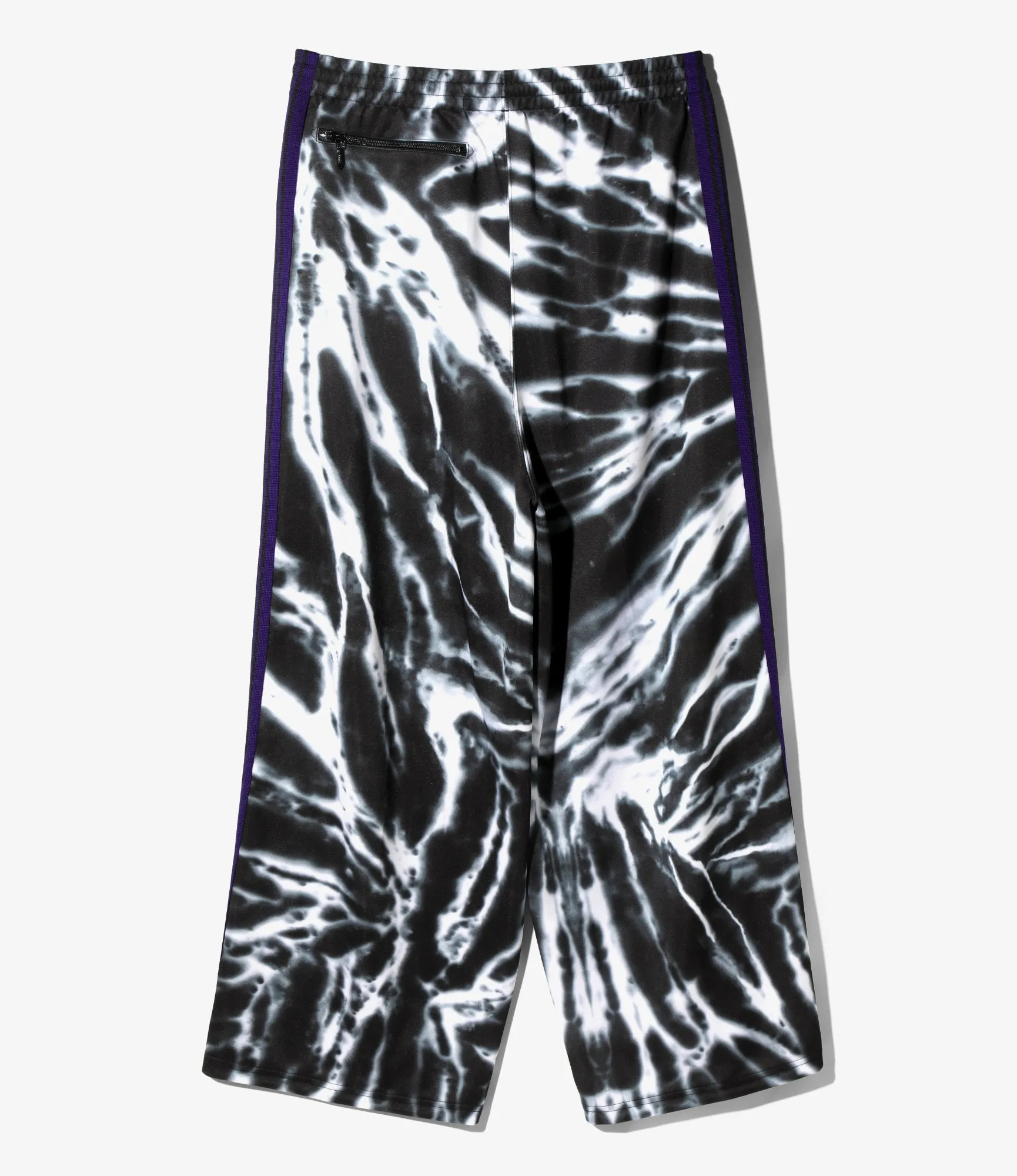 HD Track Pant – Black Tie Dye Smooth Polyester