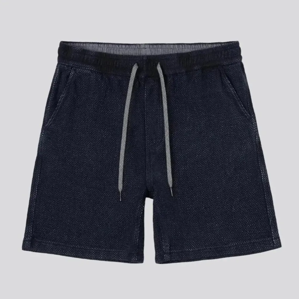 Heavyweight selvedge denim shorts for men