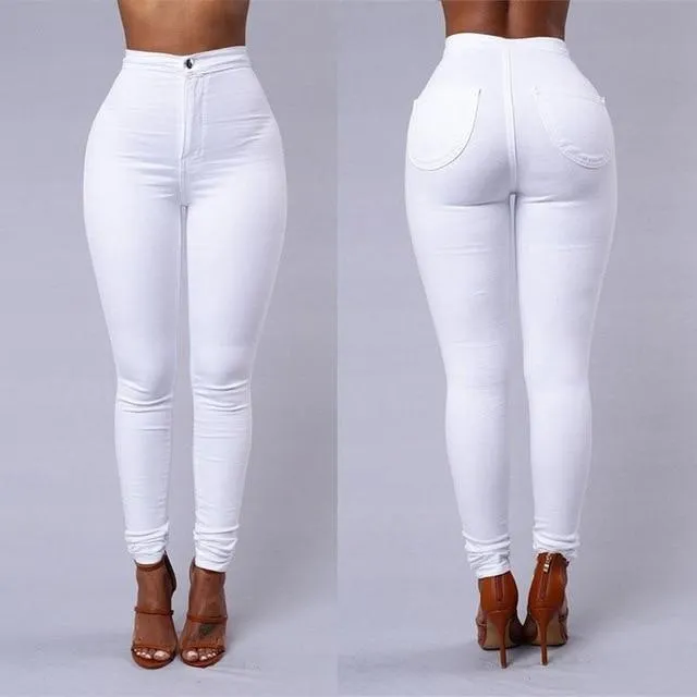 High Waist Tummy Booty Slimming Butt Lift Plus-Size Denim Jeans