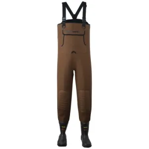 Hodgman Mens Brown Caster Neoprene Felt Bootfoot Waders