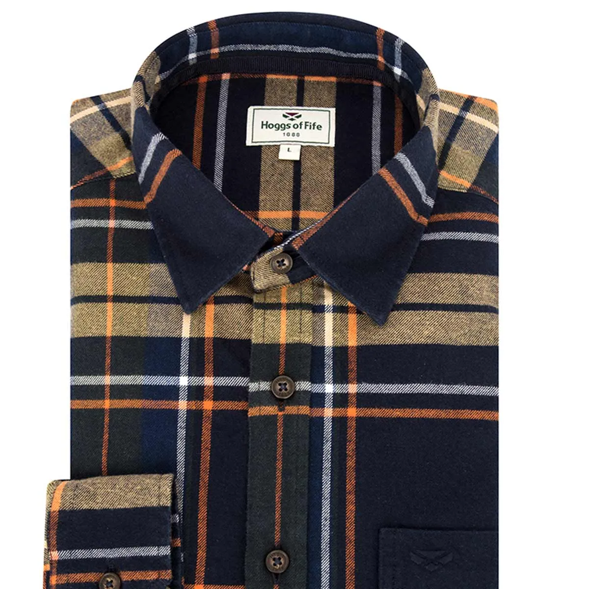 Hoggs of Fife Coll Cotton Twill Check Shirt