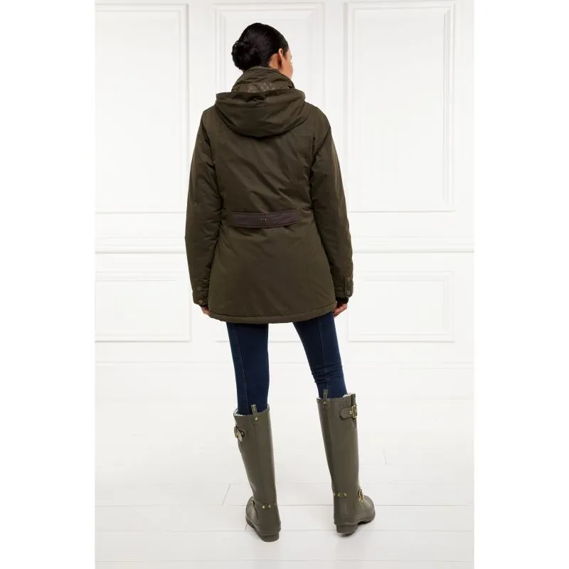 Holland Cooper Stamford 3 in 1 Ladies Waterproof Country Coat - Khaki