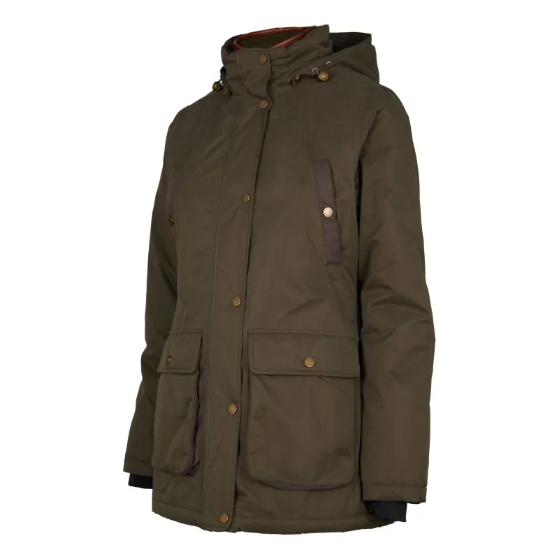 Holland Cooper Stamford 3 in 1 Ladies Waterproof Country Coat - Khaki