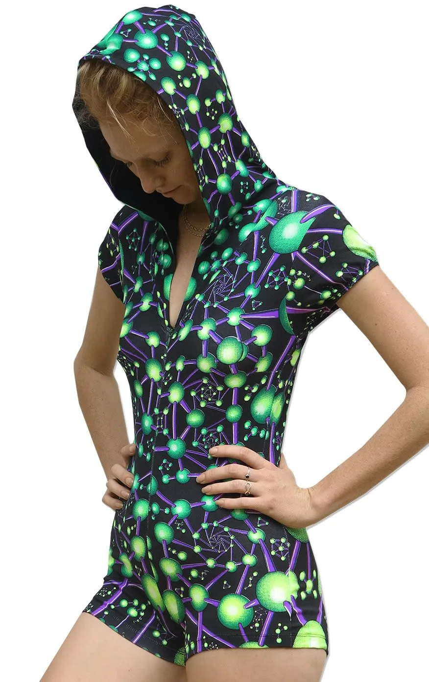 Hooded Playsuit : Atomic Alien