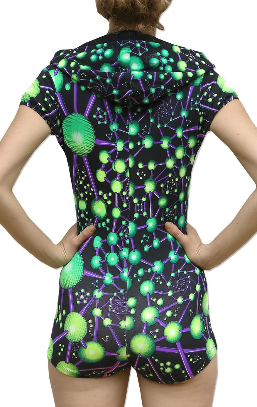 Hooded Playsuit : Atomic Alien