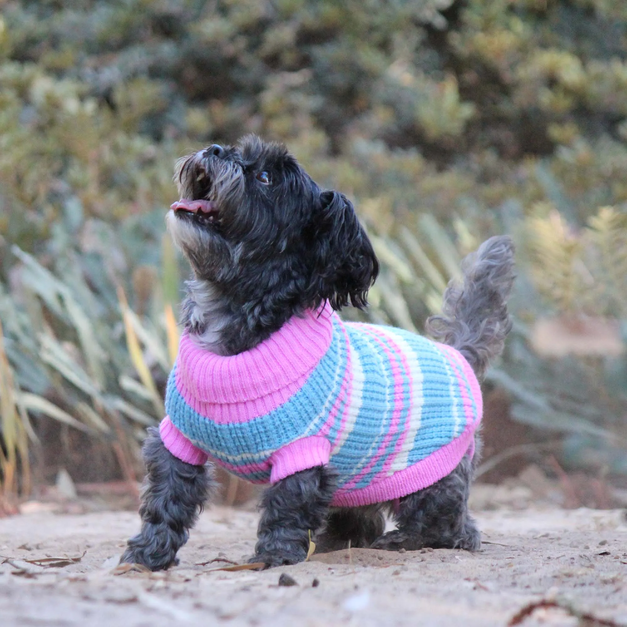 Huskimo Ski Lodge Dog Jumper Pink 52.5cm Medium***