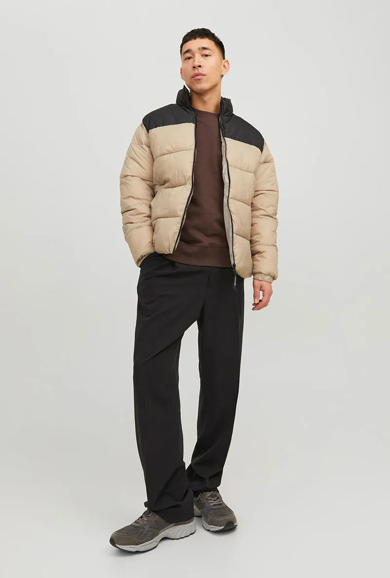 JACK AND JONES TOBY PUFFER COLLAR JACKET