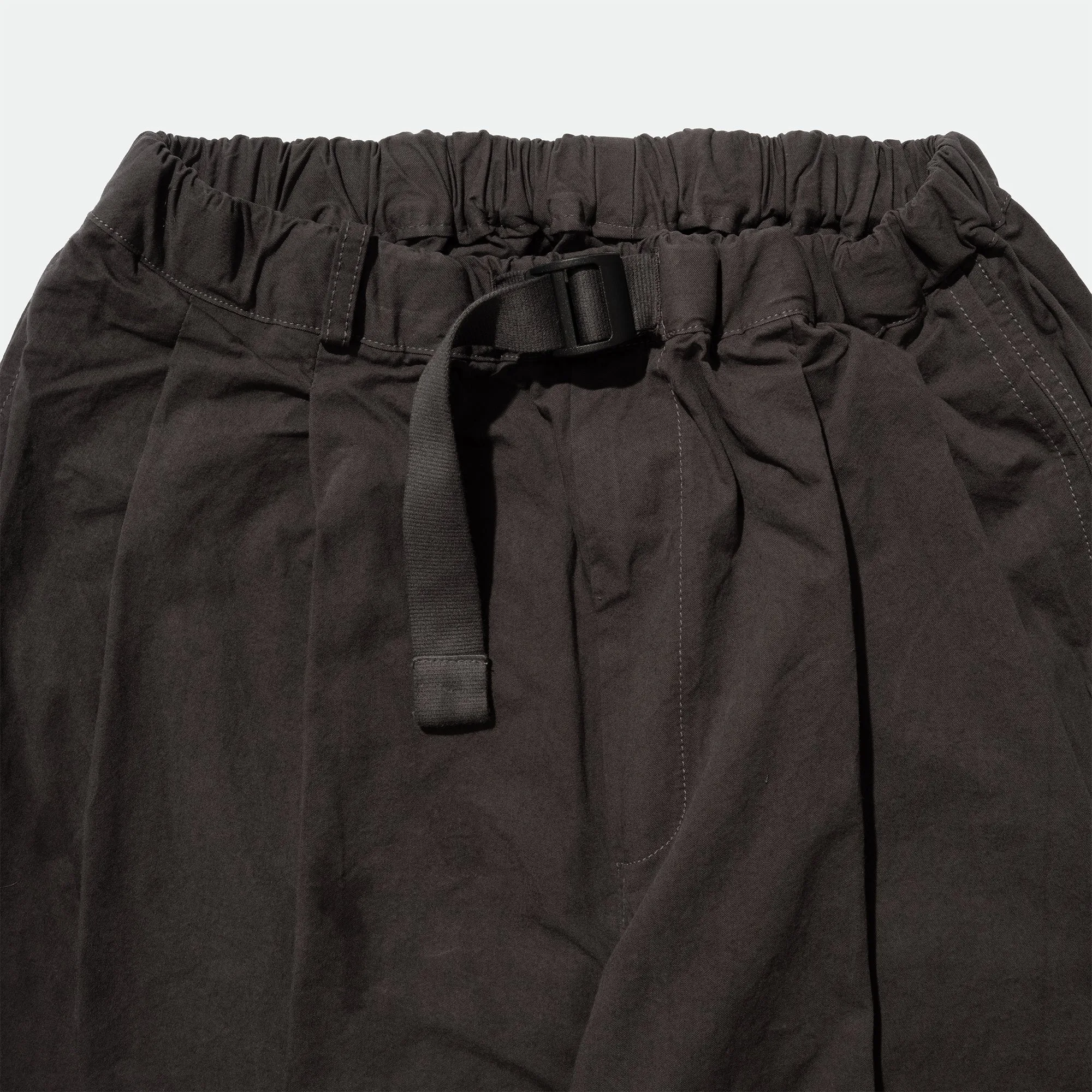 Kappy x Pick Store - Limited Edition Two Tuck Wide Pants Charcoal