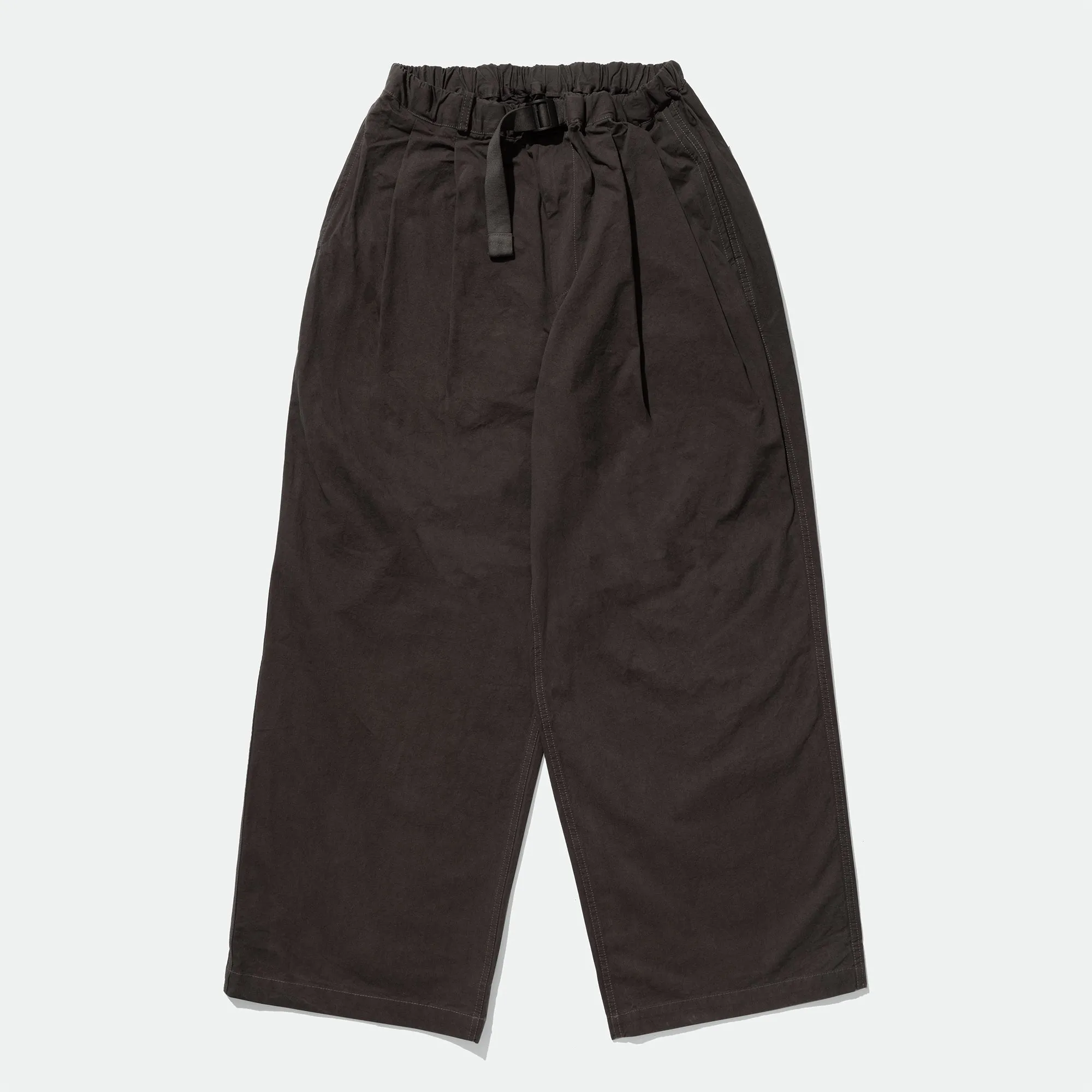 Kappy x Pick Store - Limited Edition Two Tuck Wide Pants Charcoal