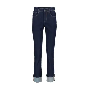 Kate Dark Blue Turn Up Jeans