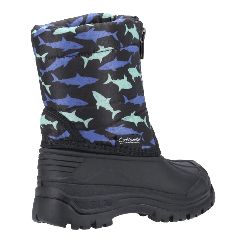 Kids Iceberg Zip Snow Boots Shark