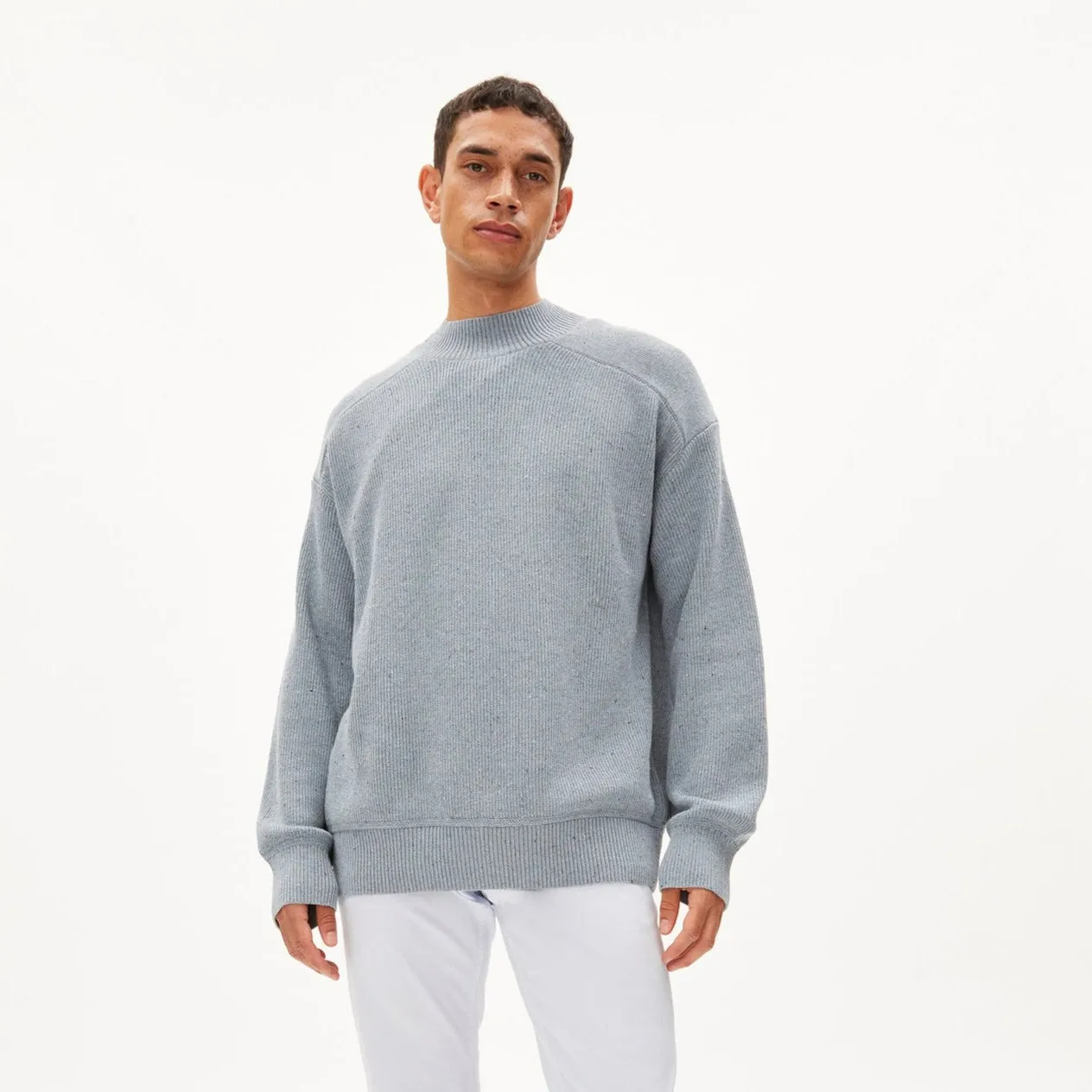 Knitted Jumper Farkaa - Faded Blue