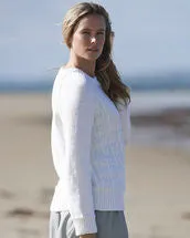 Knitting Pattern Moss Cable Sweater