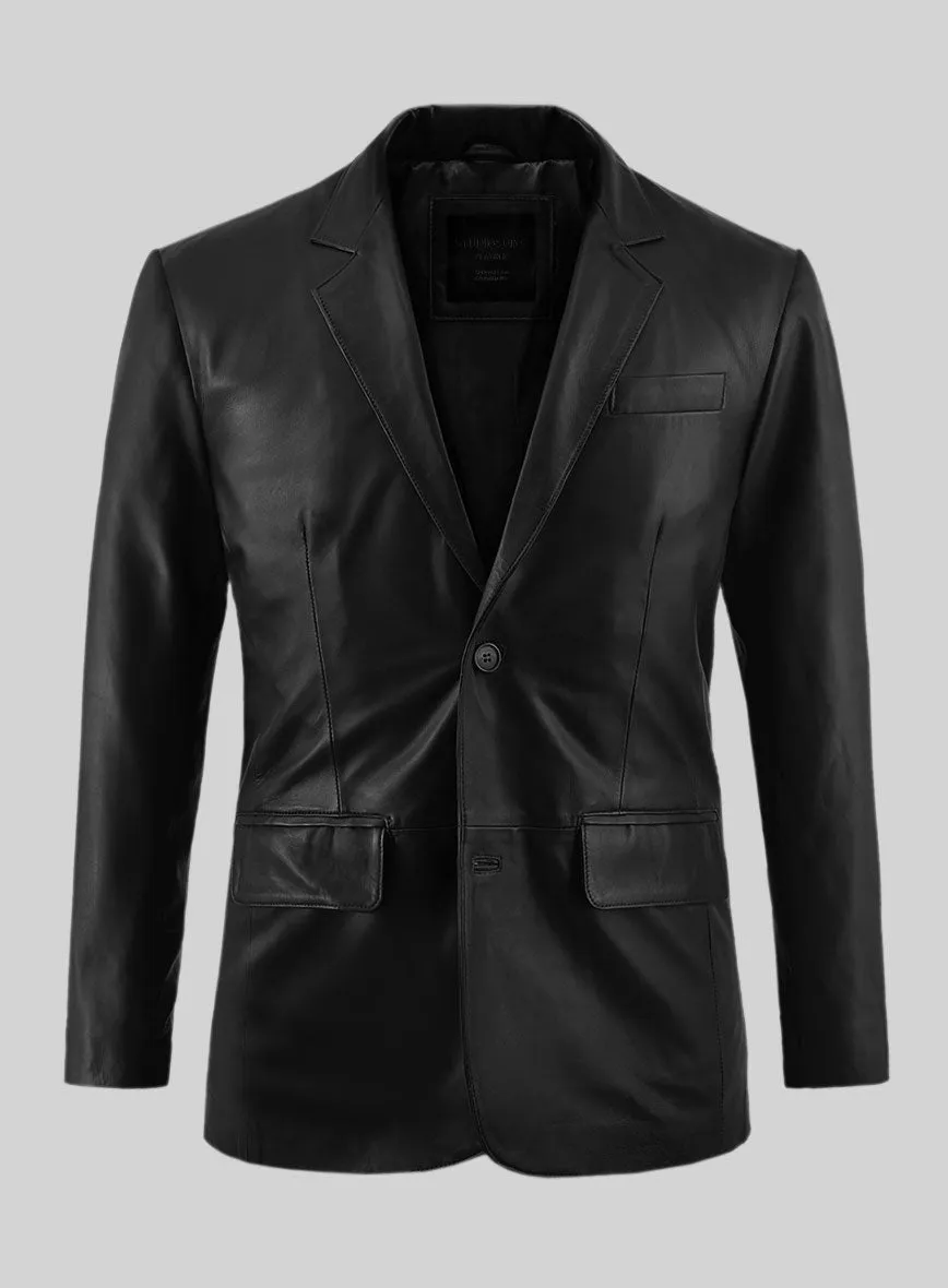 Leather Blazer