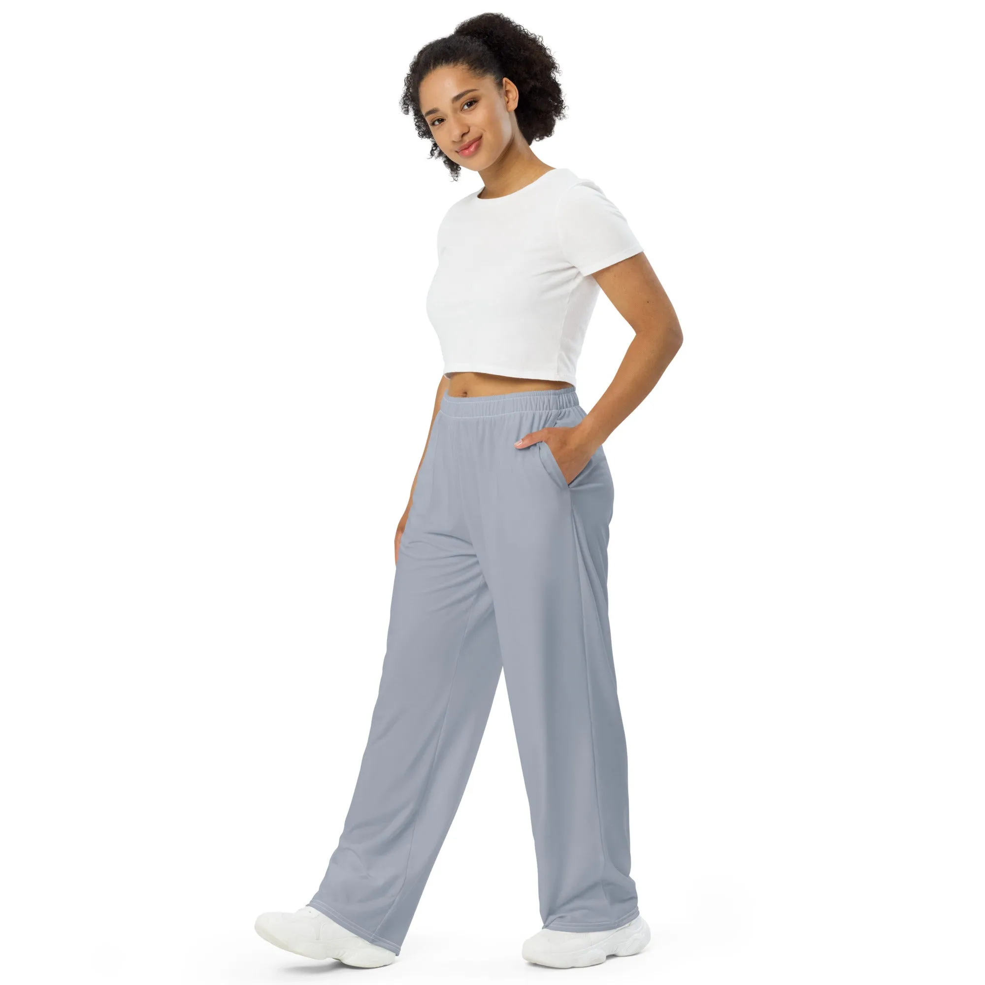 Life League Gear - Cool Grey - Unisex - Wide-Leg Pants