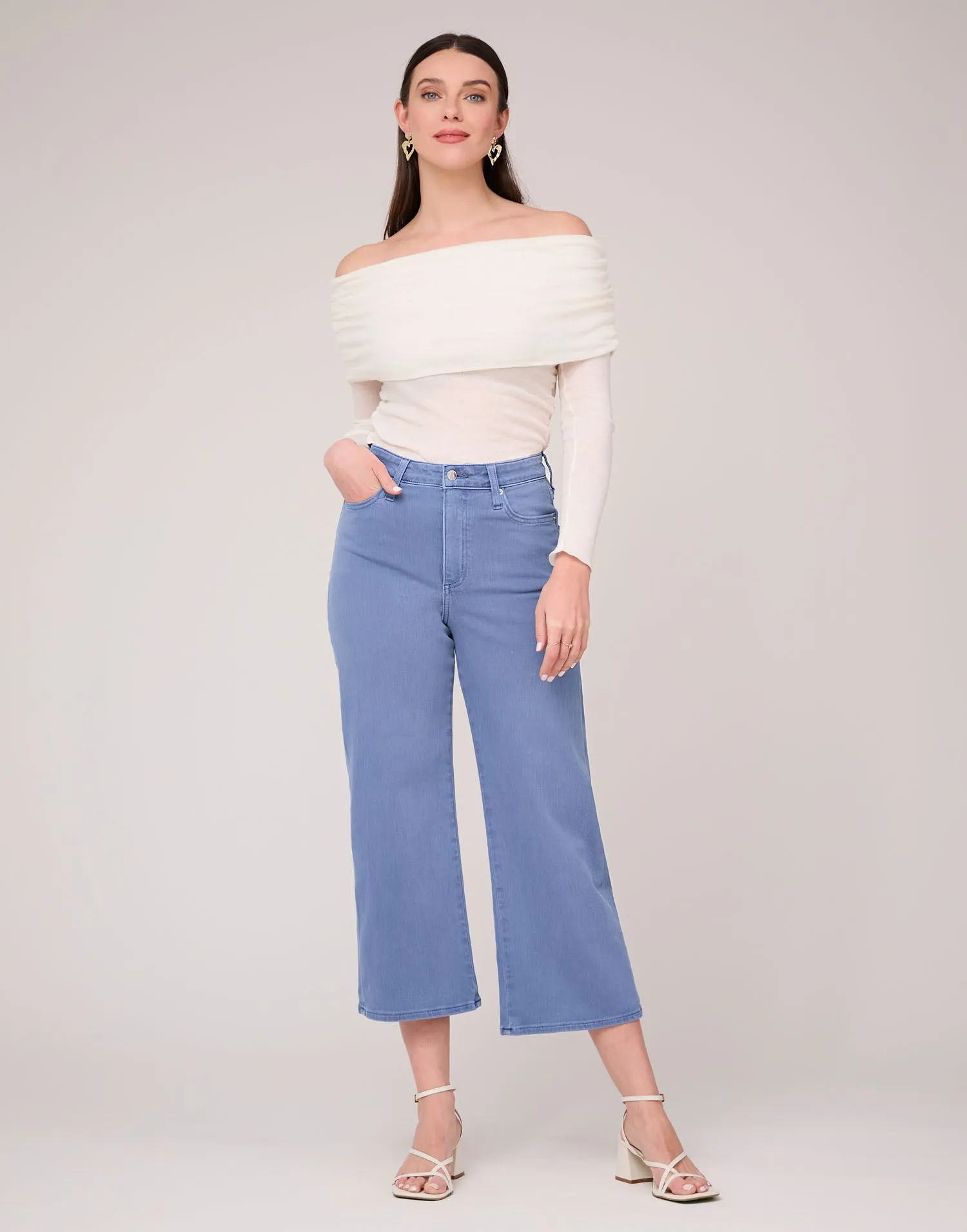 LILY WIDE LEG JEANS / PARADISE BLUE