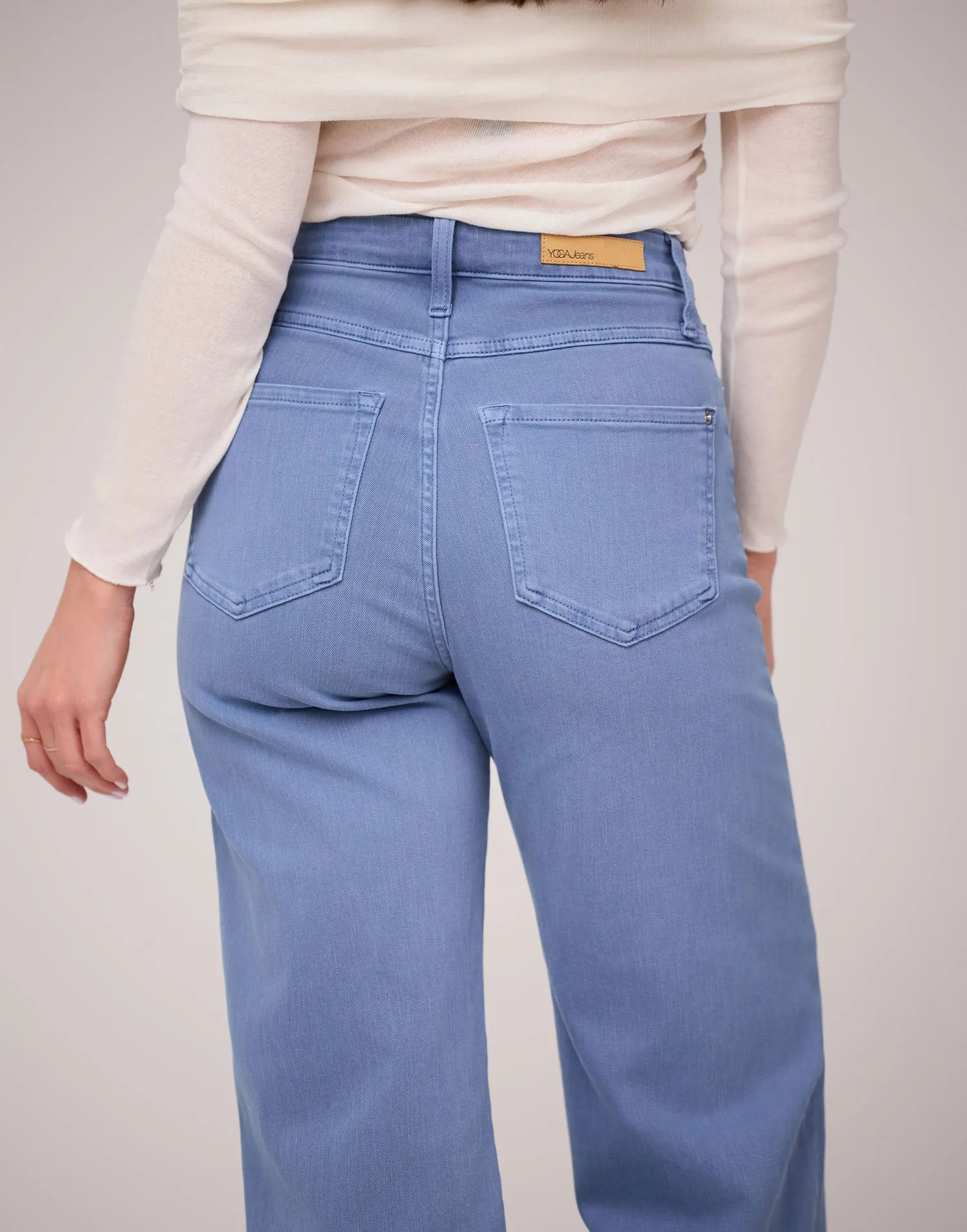 LILY WIDE LEG JEANS / PARADISE BLUE