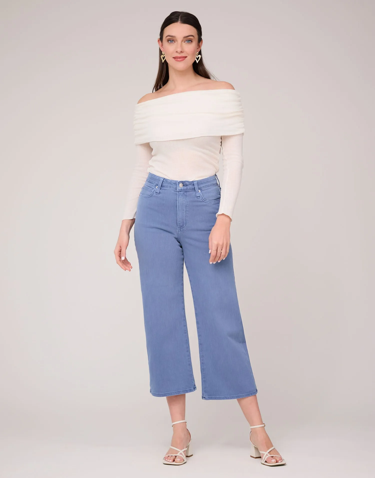 LILY WIDE LEG JEANS / PARADISE BLUE