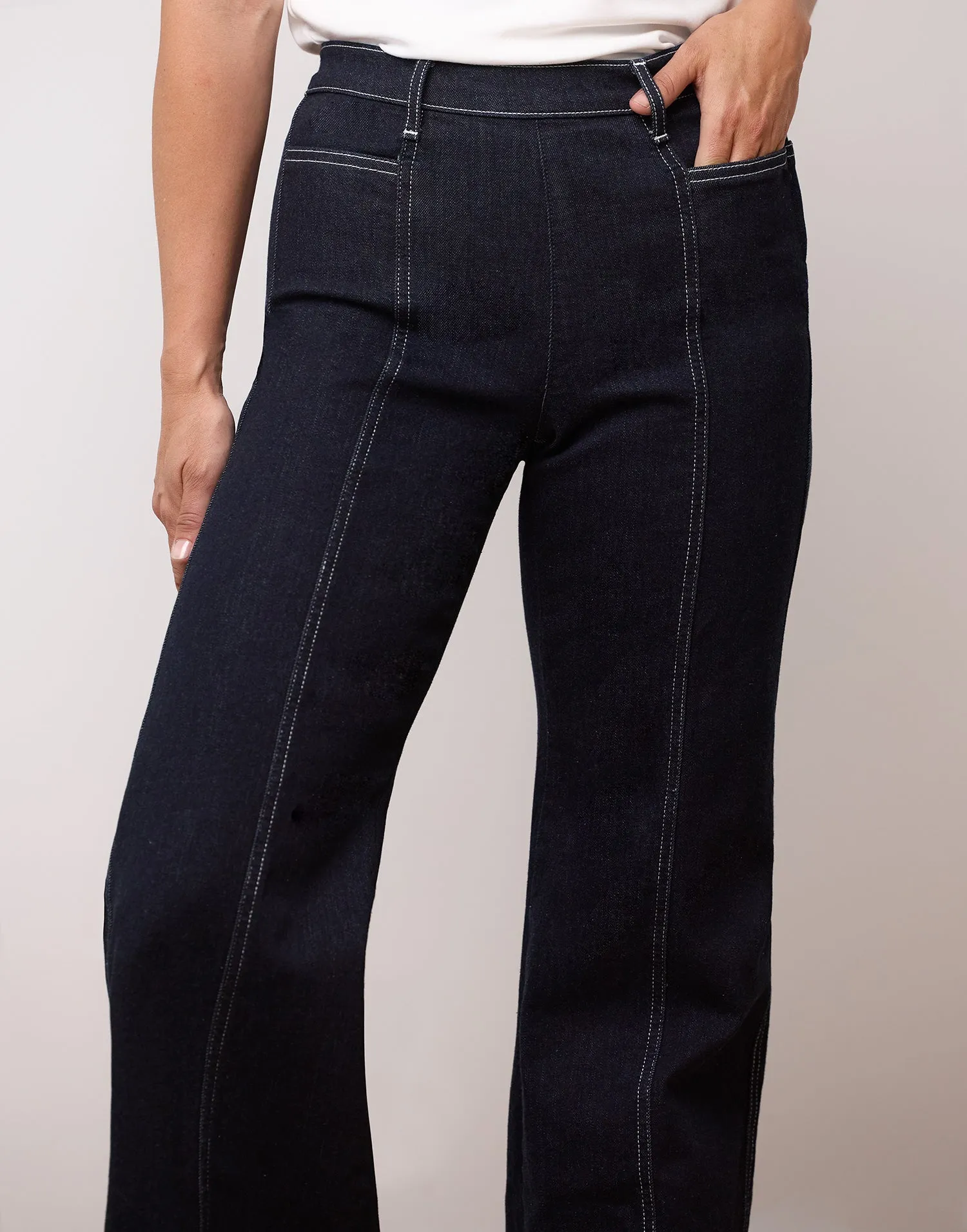 LILY WIDE LEG JEANS / STARGAZER