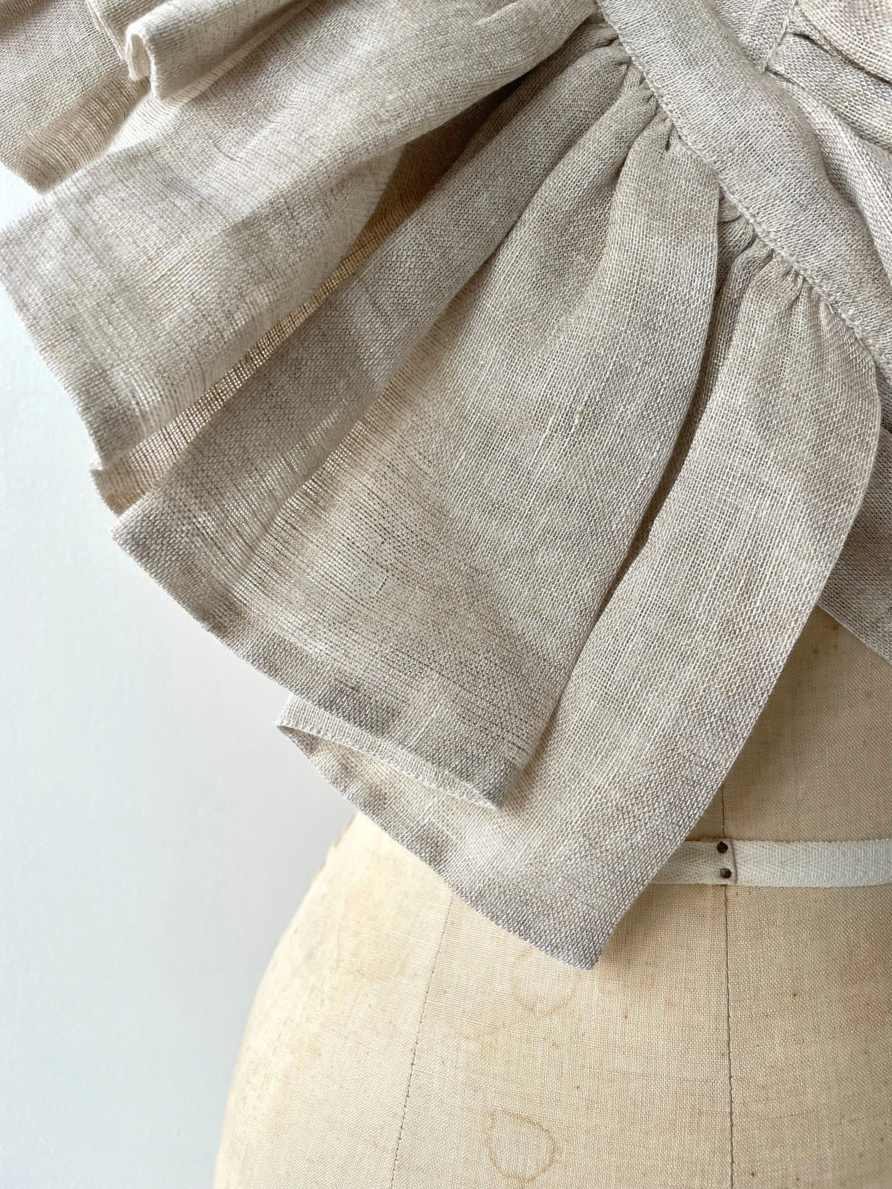 Linen Wrap Collar