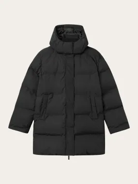 Long Puffer jacket - Black Jet