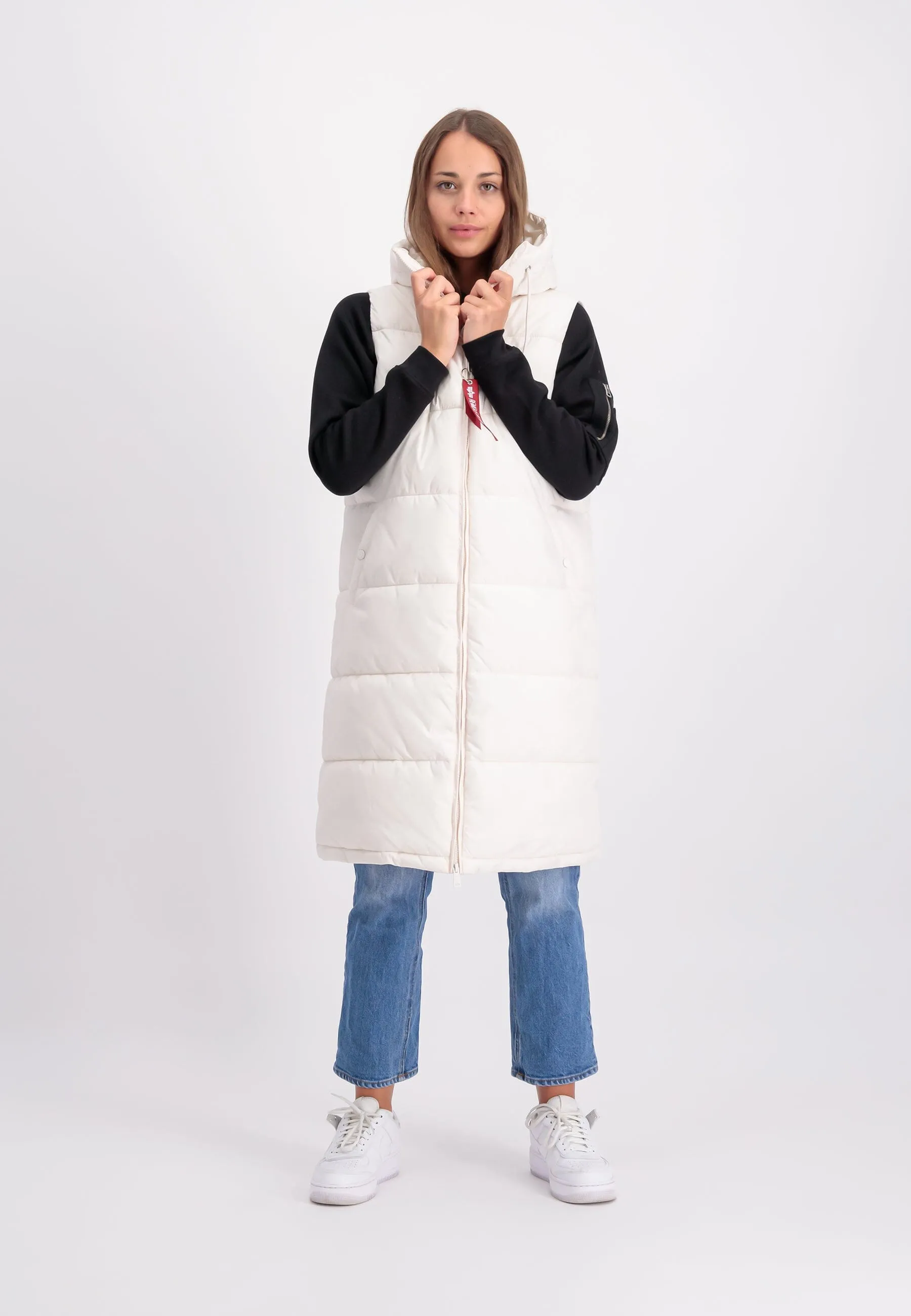 LONG PUFFER VEST W